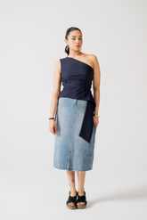 OBLIQUE ELEGANCE Asymmetric Top